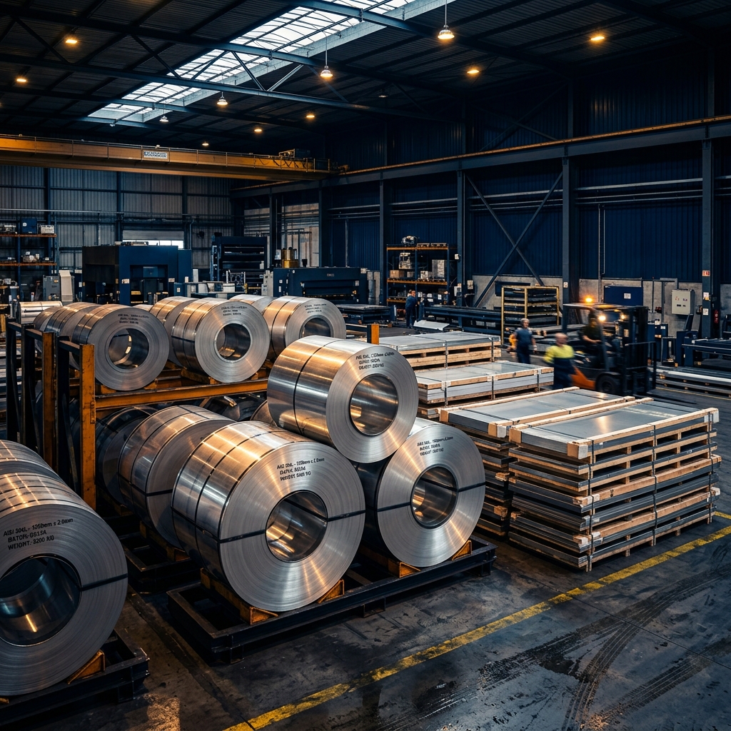 Stainless steel sheets, plates and coils