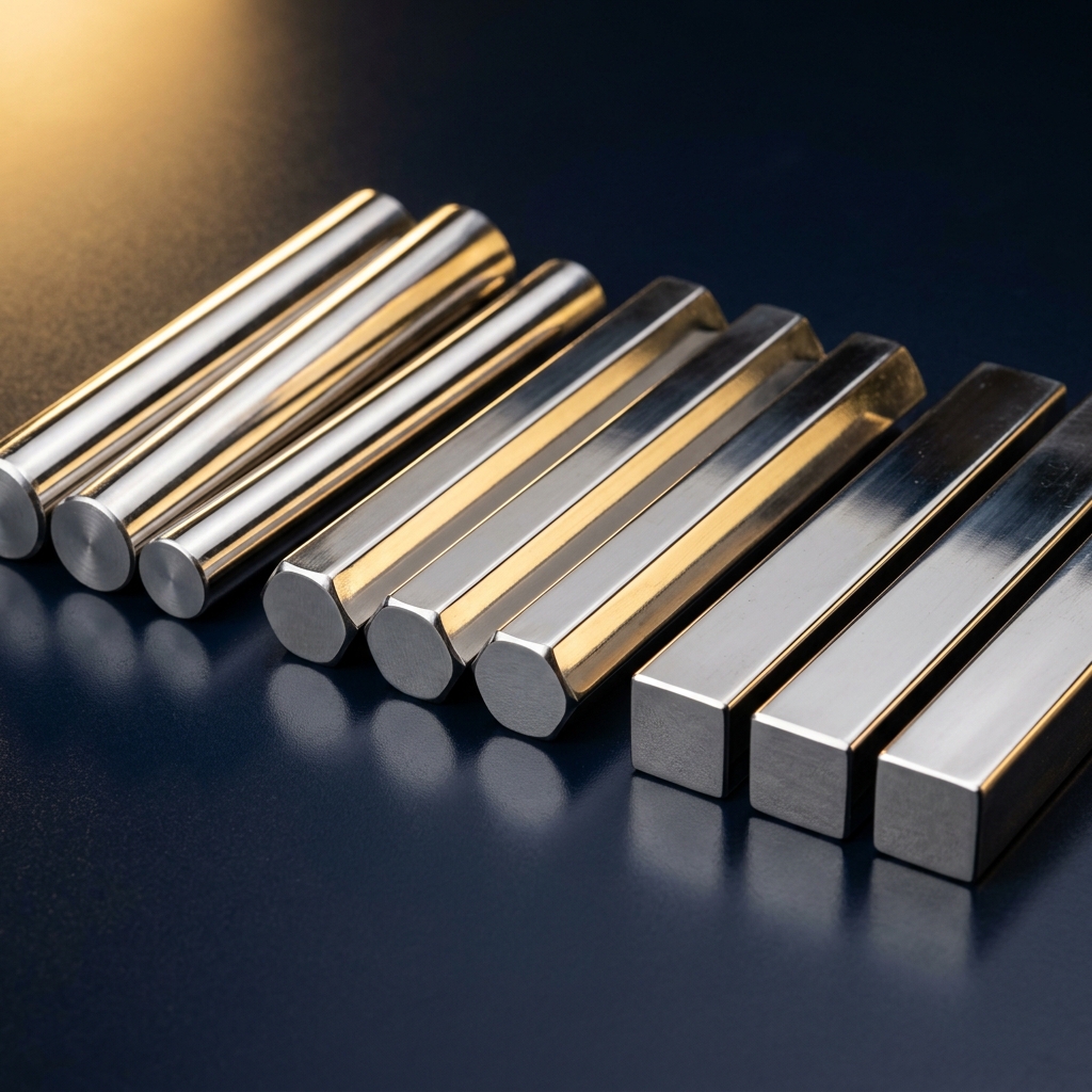 Stainless steel round, hex and square bars