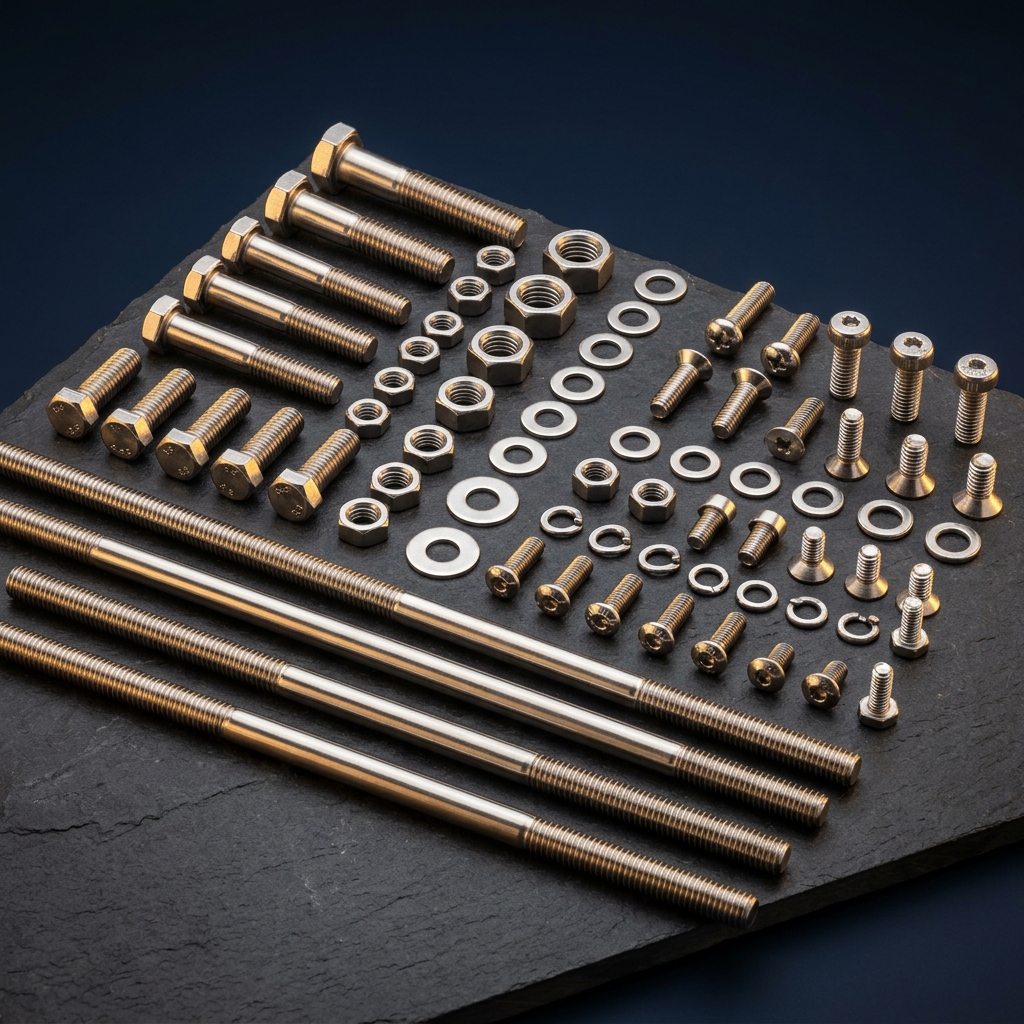 Stainless steel bolts, nuts, screws and fasteners